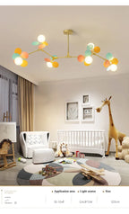 Lustre Araignée Design — Moderne — 10 ampoules blanc