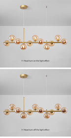 Lustre Moderne Noir — Métal