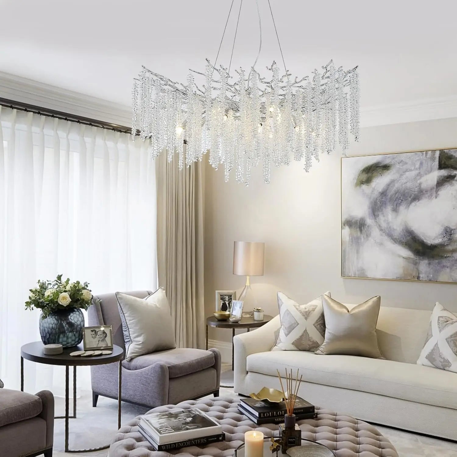 Lustre Cristal Salon