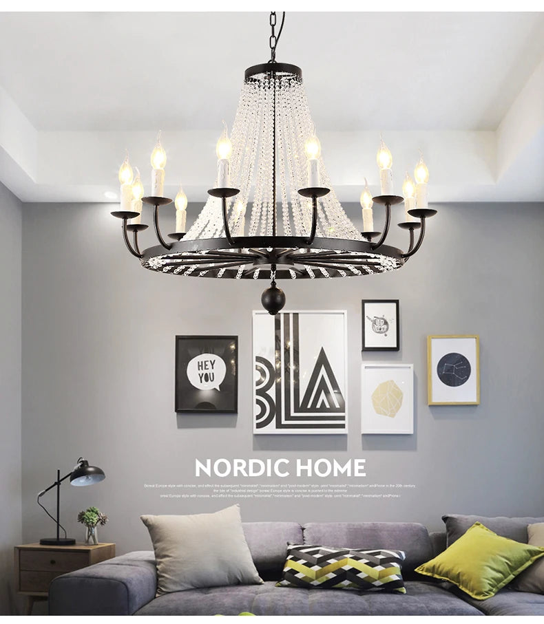 Lustre en Cristal Moderne