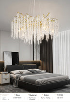 Lustre Luxe Cristal — LED