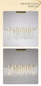 Lustre Cristal Ancien — Métal