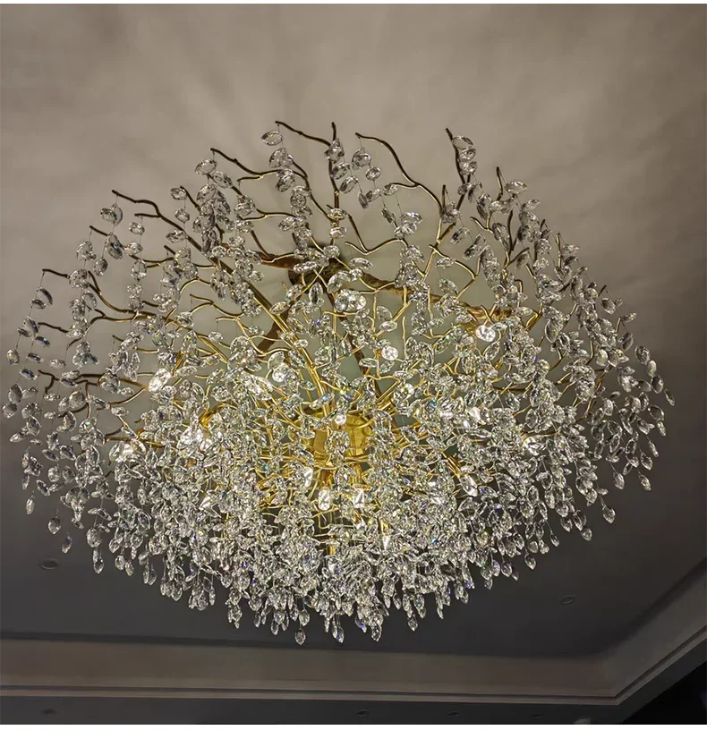 Grand Lustre Salle à Manger — Cristal Grand Format