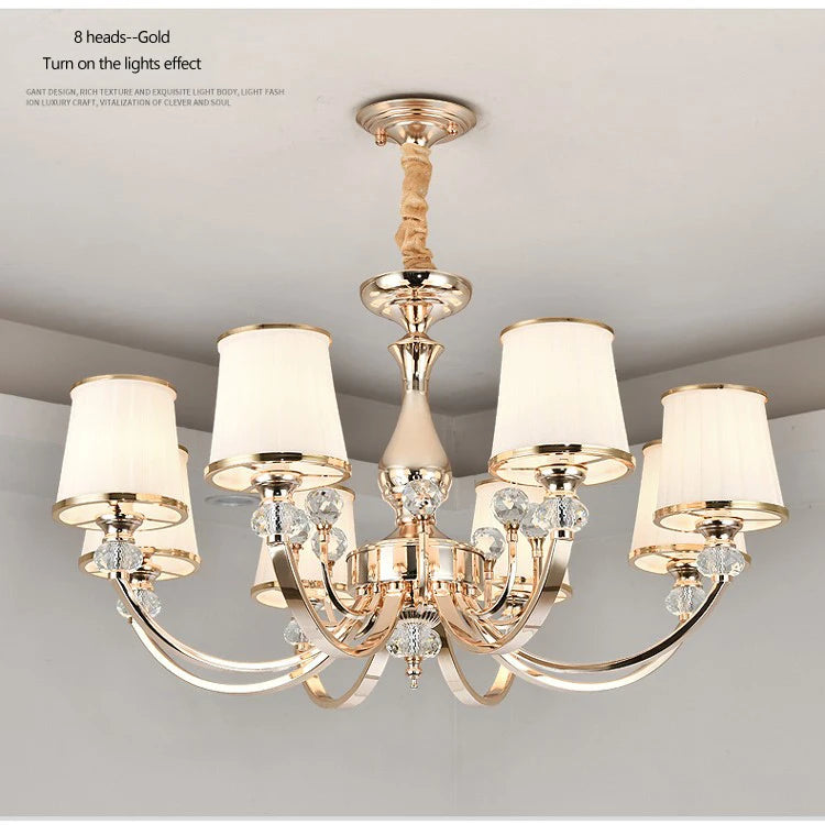 Lustre Luxe Cristal — Salon