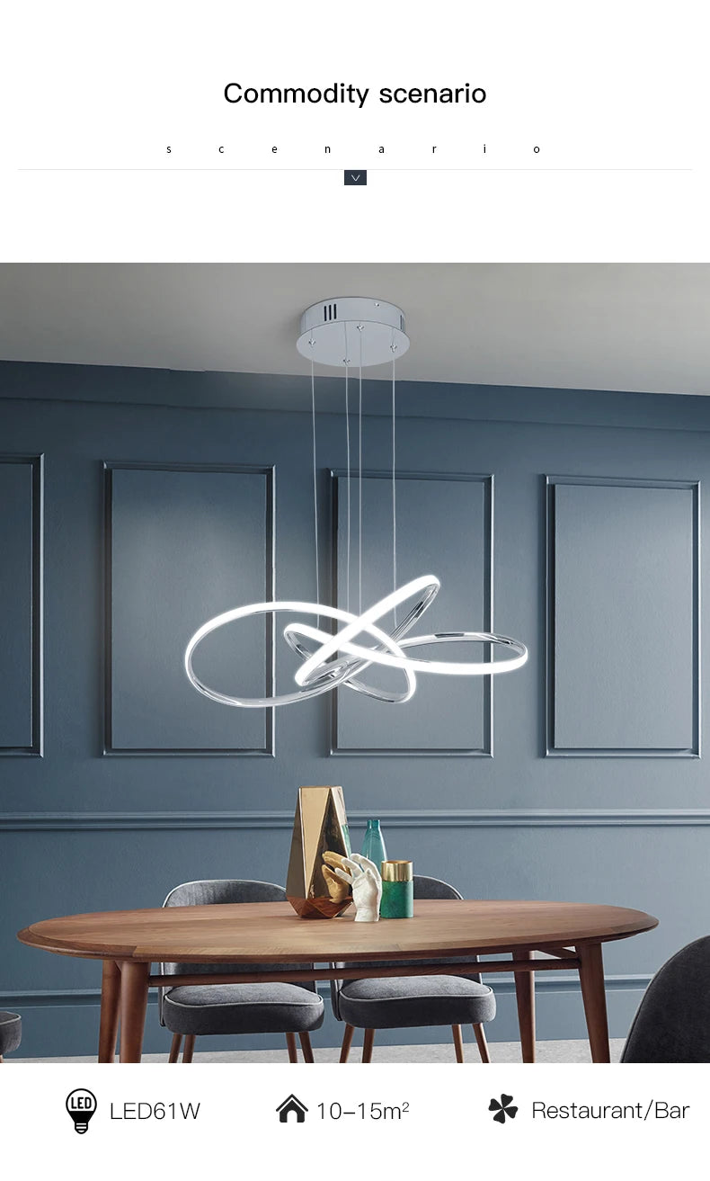 Lustre Pour Salle A Manger — Plafonnier Nordique Design