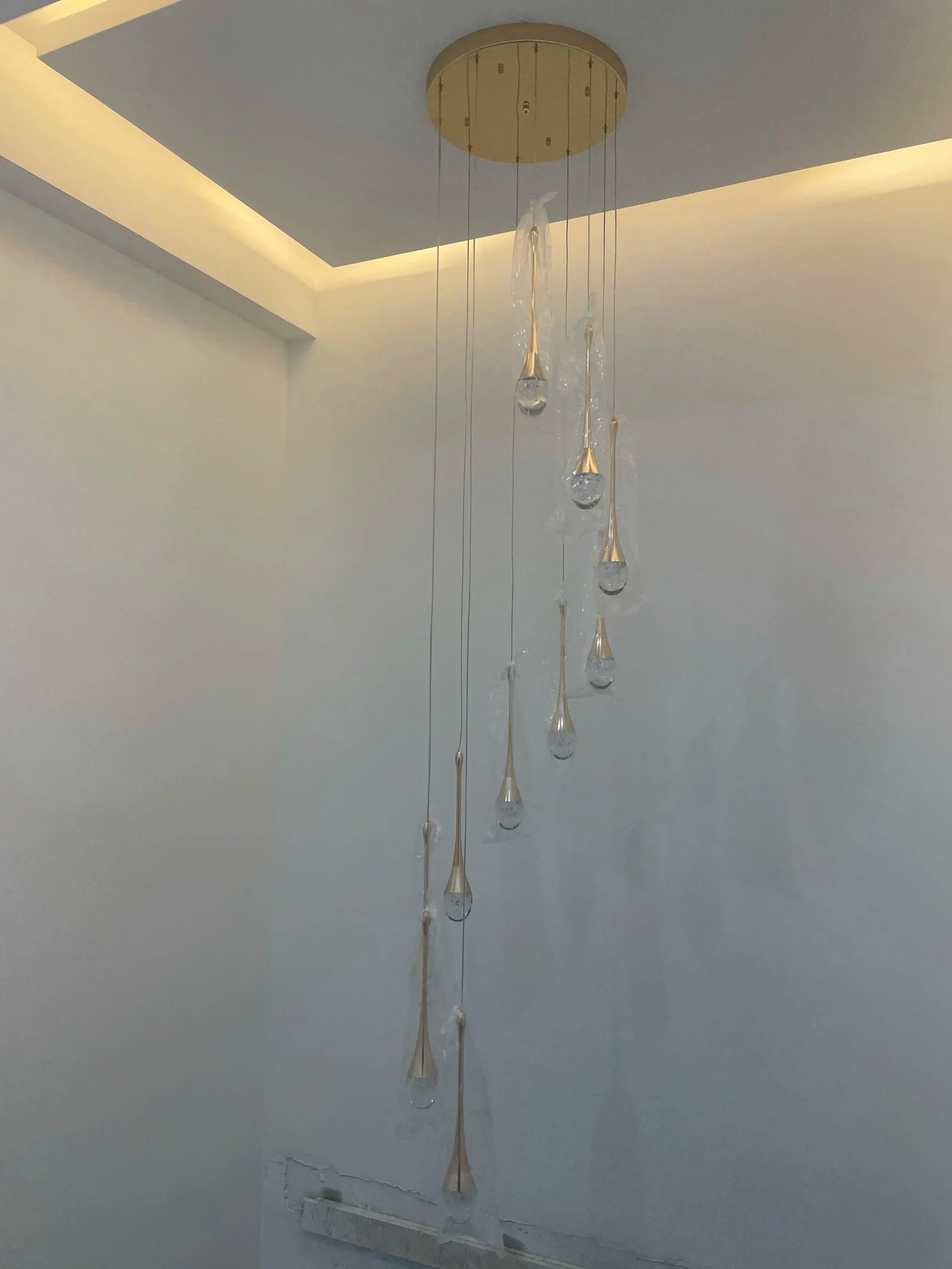 Lustre Salon Moderne — Cristal