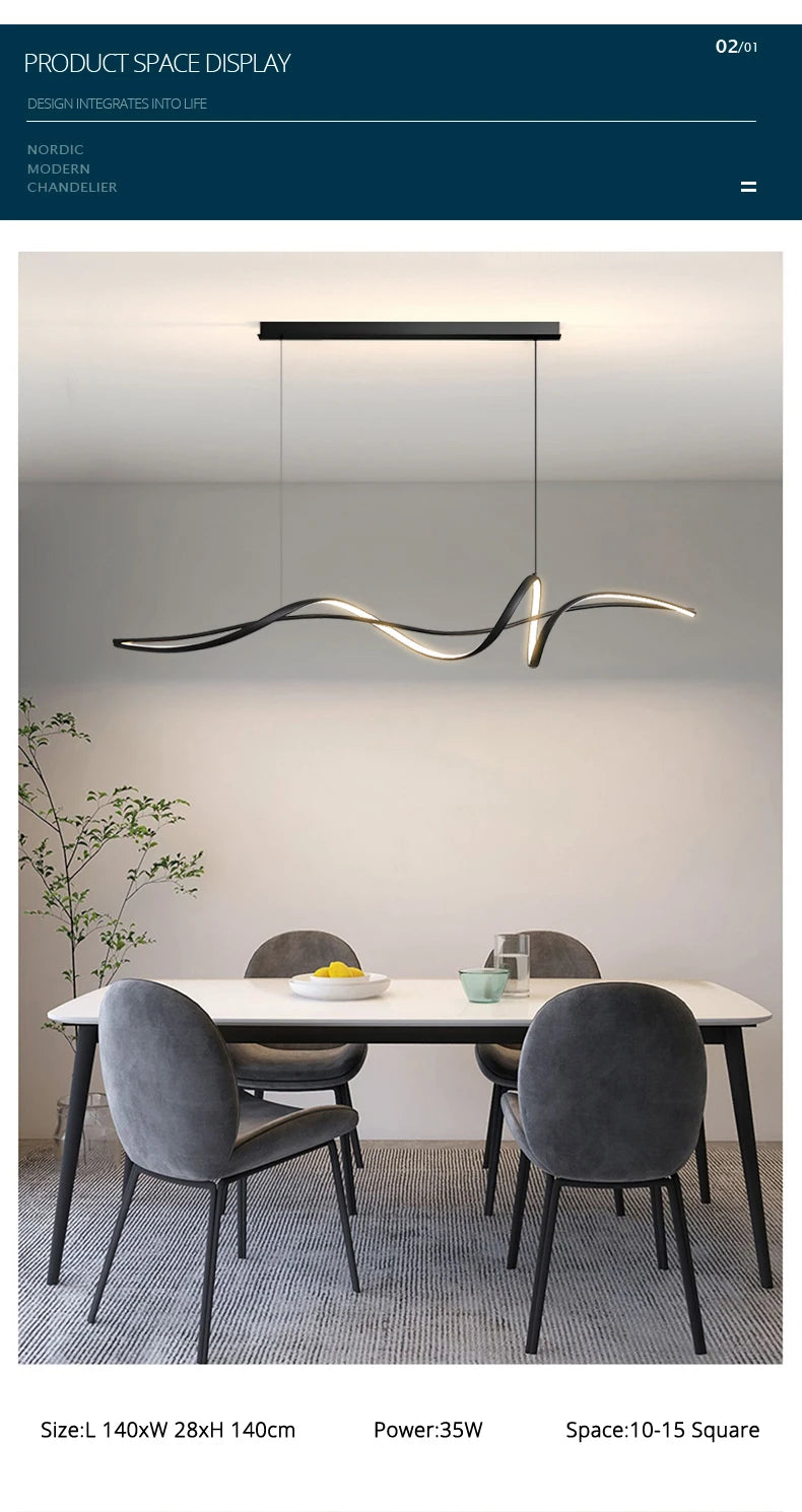 Lustre Salle à Manger Tendance — Salon