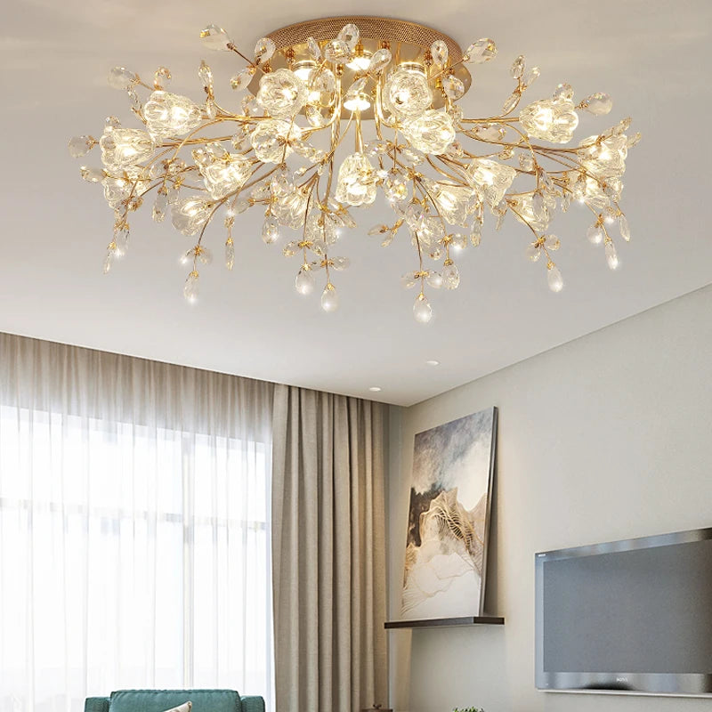 Lustre en Cristal Pas Cher — Nordique