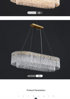 Lustre Moderne Design — Verre