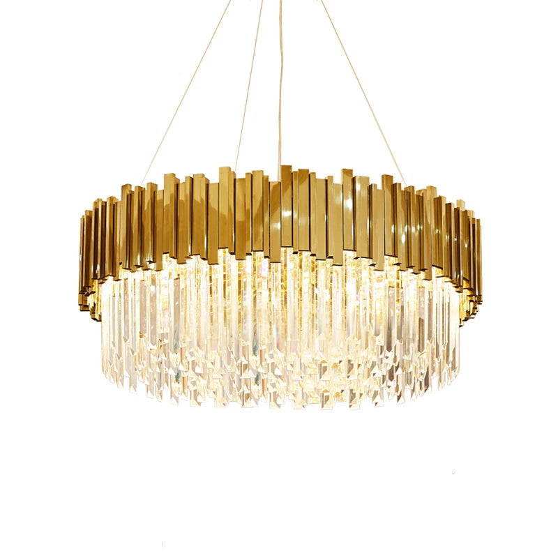 Lustre en Cristal Pas Cher — Métal