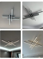 Lustre LED Chambre — Noir