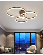 Lustre Design LED — Métal — 1 anneau 50cm