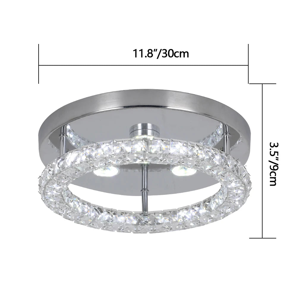 Lustre LED Cristal — Verre