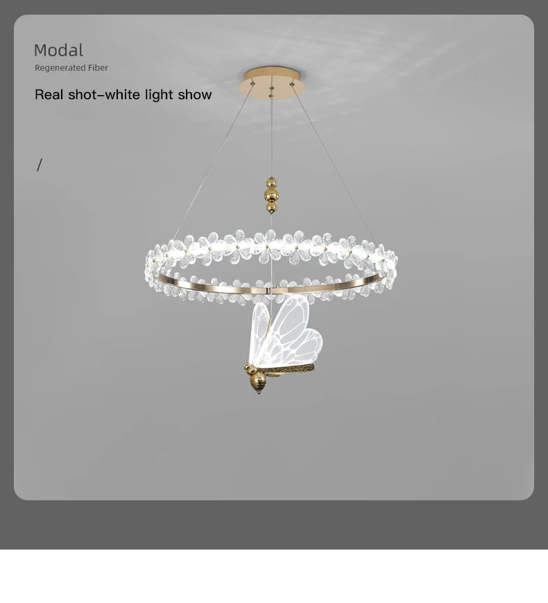 Lustre LED Cristal — Salle à Manger