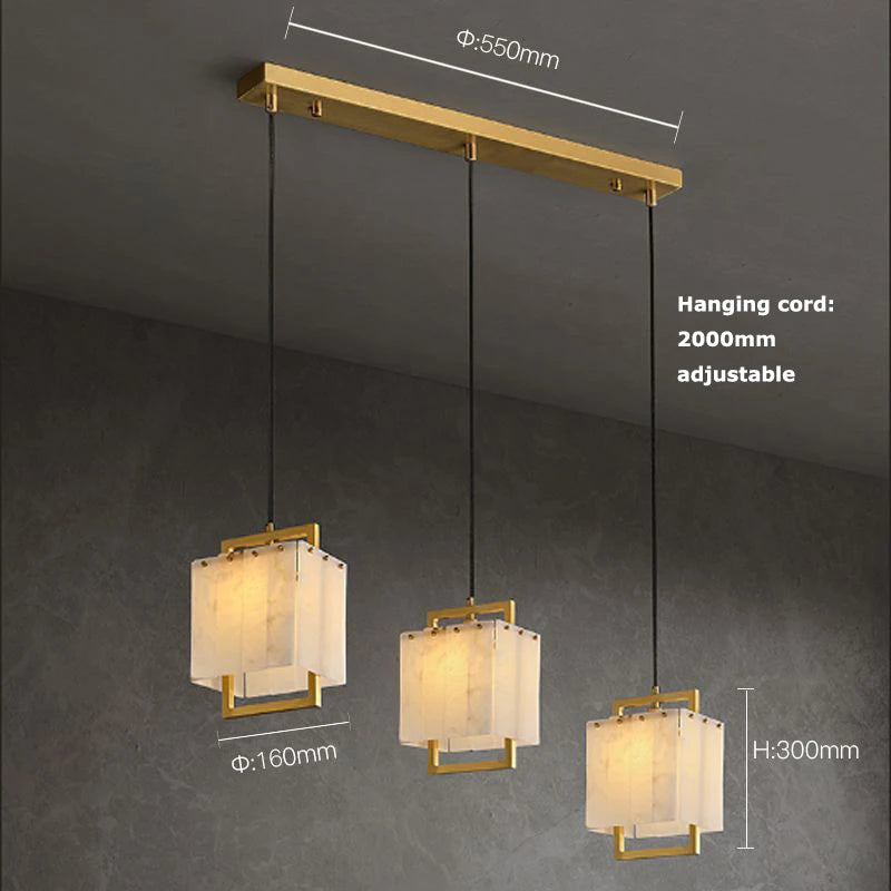 Lustre Tendance Salon — Marbre