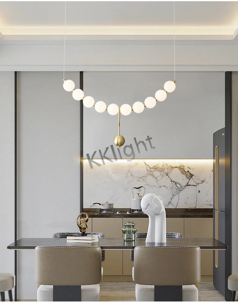 Lustre Art Déco — Cuivre