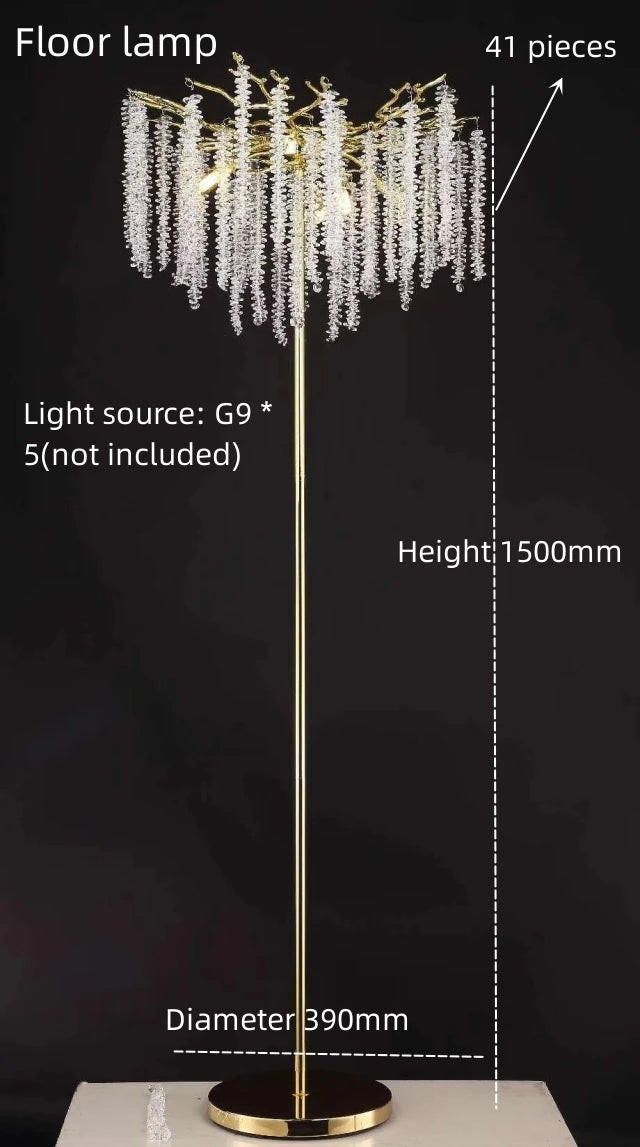 Lustre Luxe Cristal — LED
