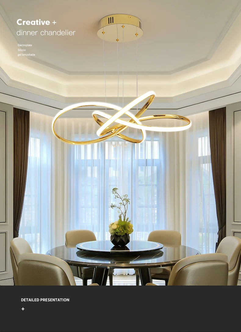 Lustre Pour Salle A Manger — Plafonnier Nordique Design