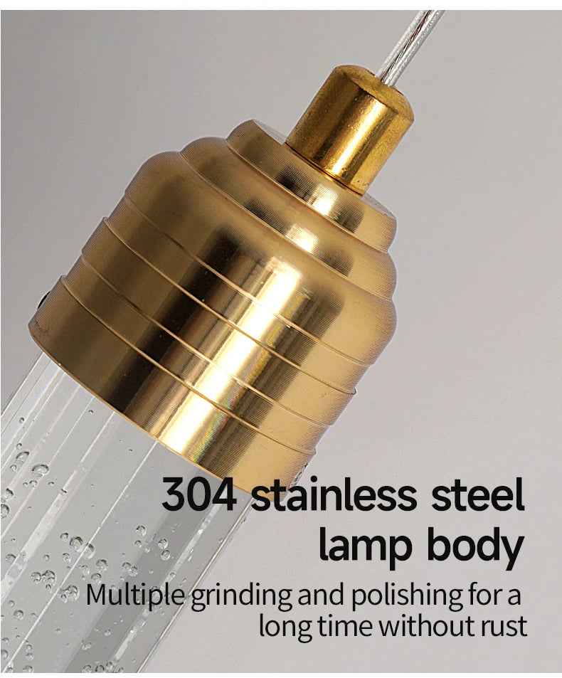 Suspension Cristal Luxe 35cm - Lustre Élégant LED