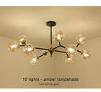 Lustre Globe Verre — Plafonnier Boule Moderne