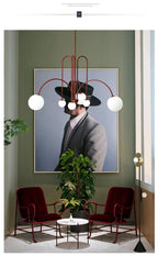 Lustre Contemporain — Plafonnier Boule Moderne