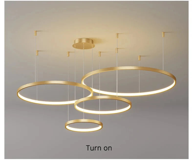 Lustre Salon Industriel — Moderne