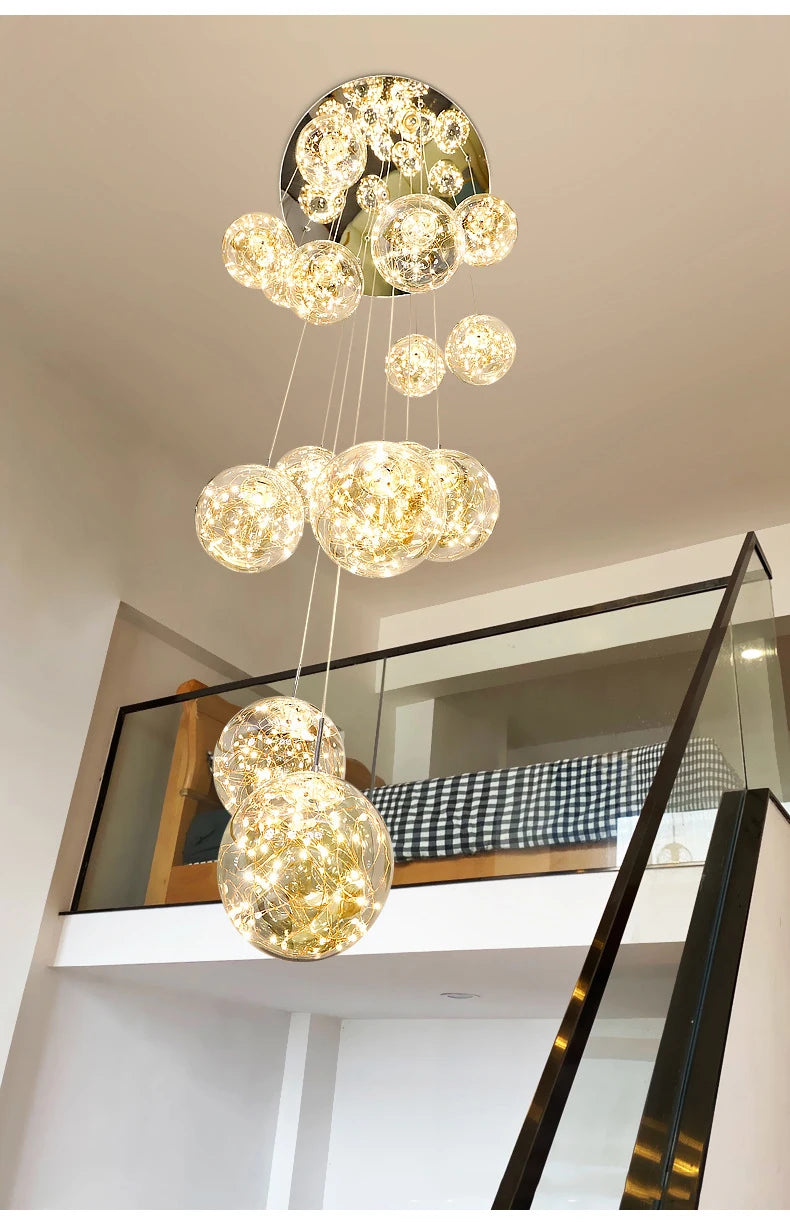 Lustre Salle à Manger Moderne — Cristal