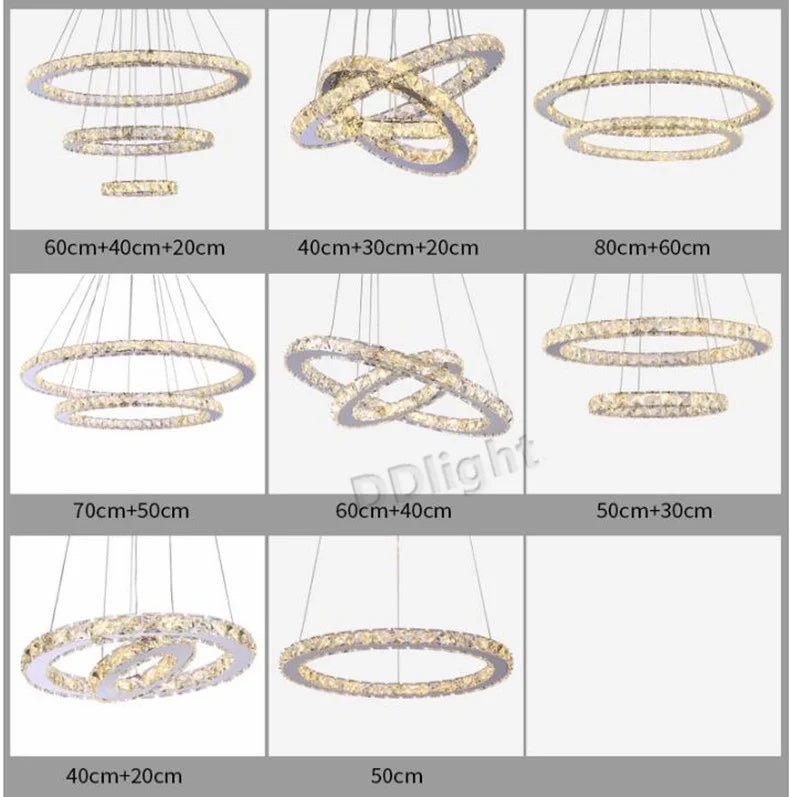 Lustre Cristal Moderne