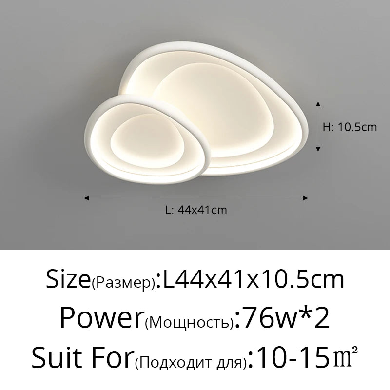 Lustre Salle à Manger Déporté — Blanc