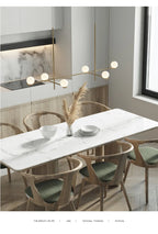 Lustre Noir Moderne — Verre