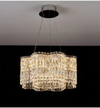 Lustre Salon Noir — Cristal