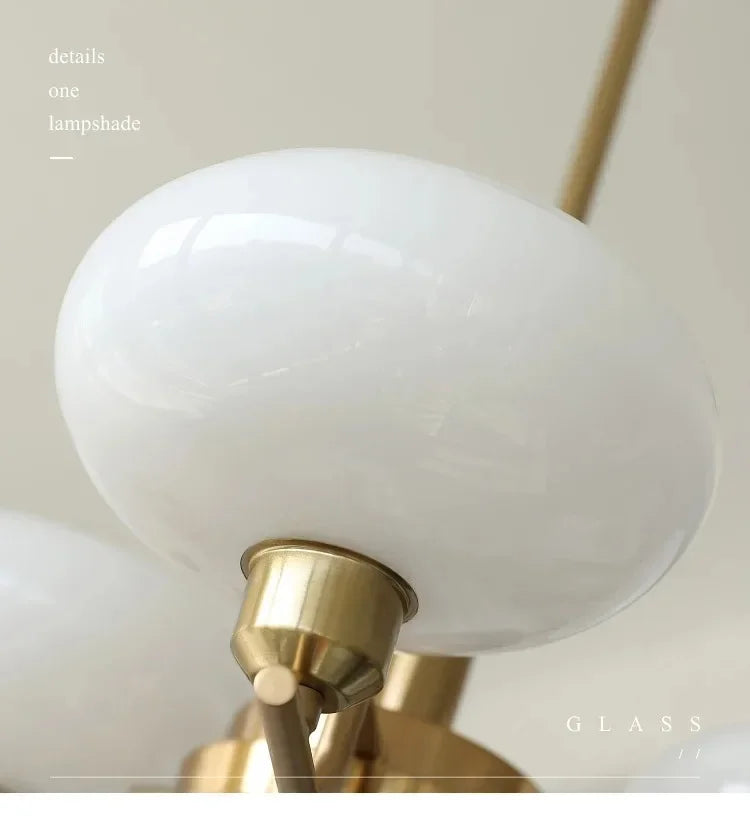 Lustre Vintage Industriel — Verre