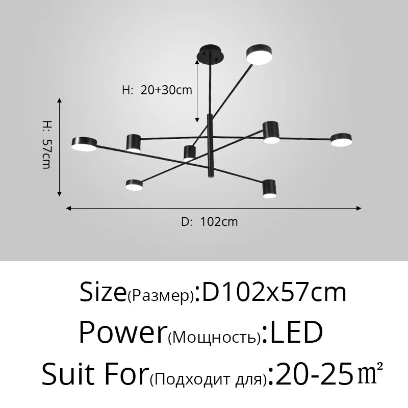 Lustre Chambre Ado — Noir
