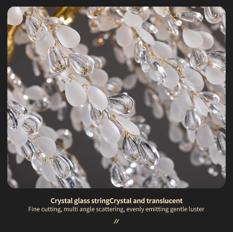Lustre Cristal Salon — Chambre