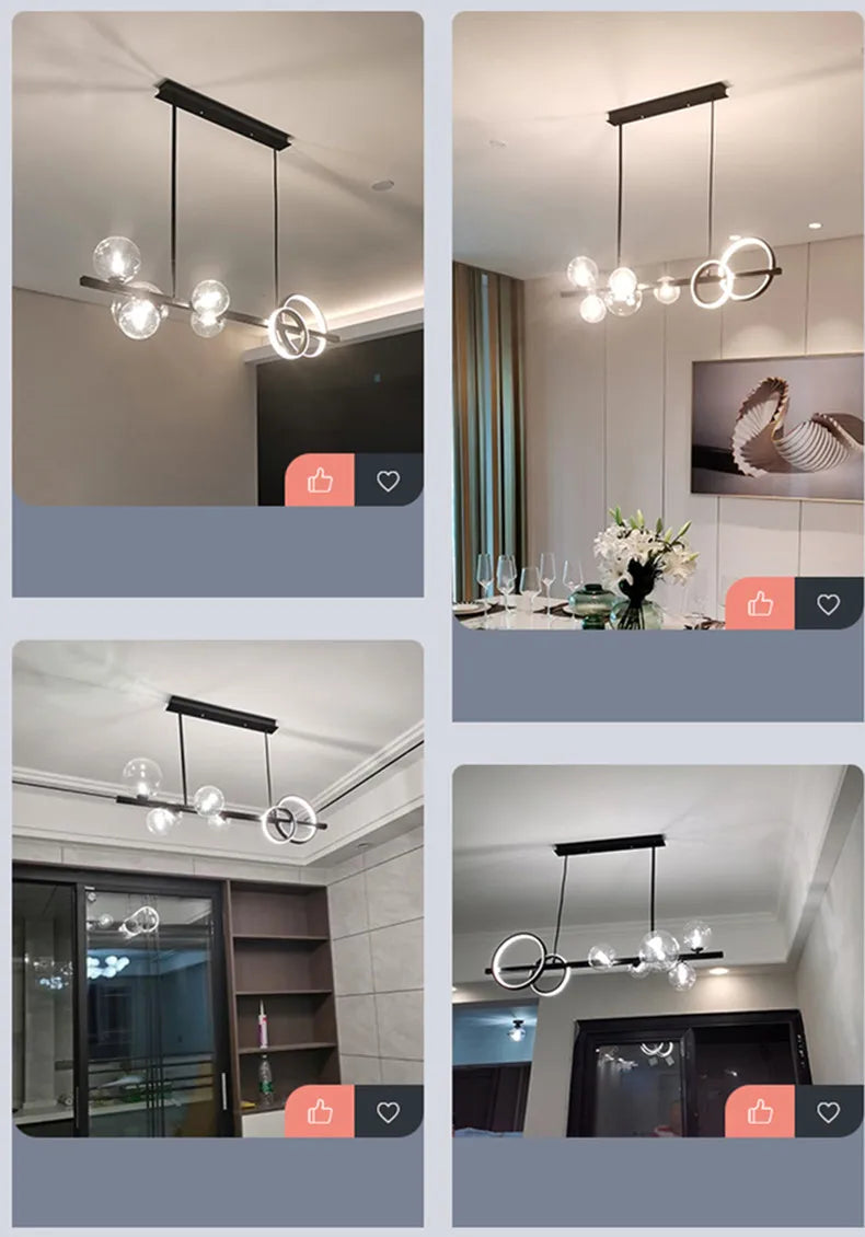 Lustre Industriel Noir