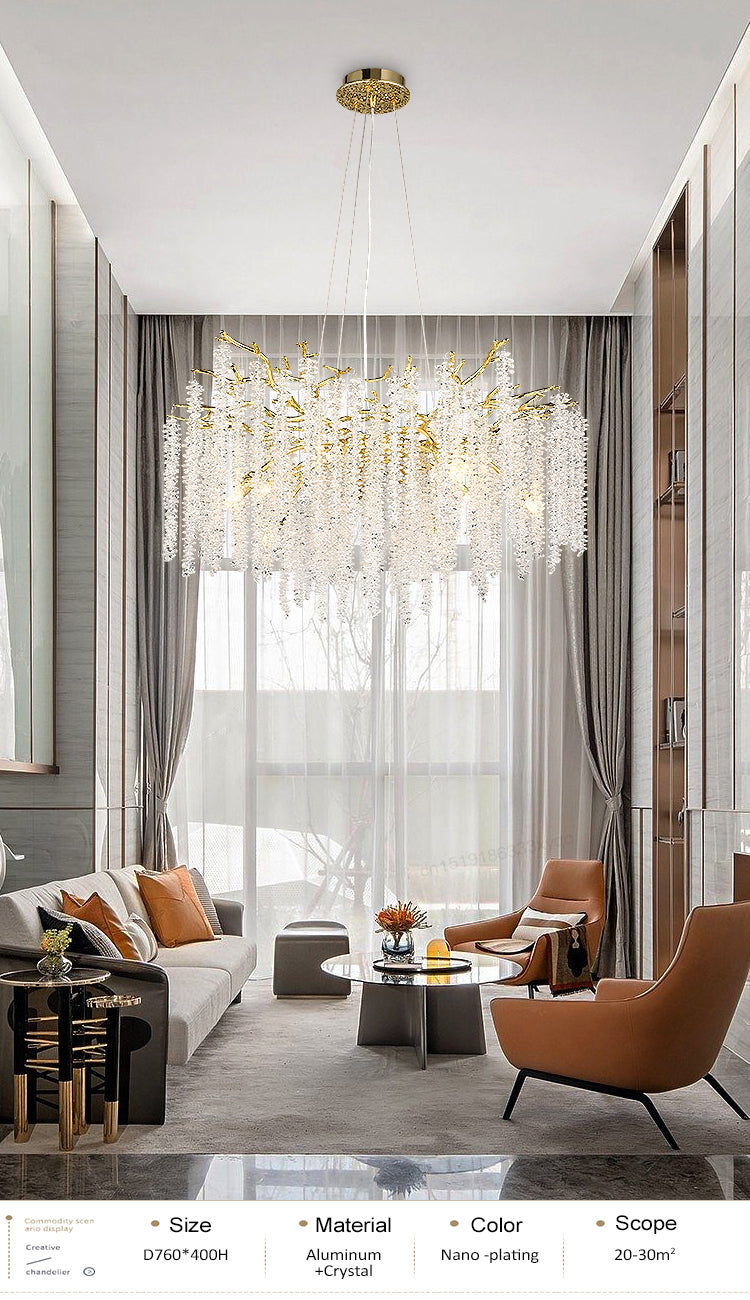 Lustre Luxe Cristal — LED