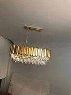 Lustre Cristal Design — Moderne — Oval 150cm