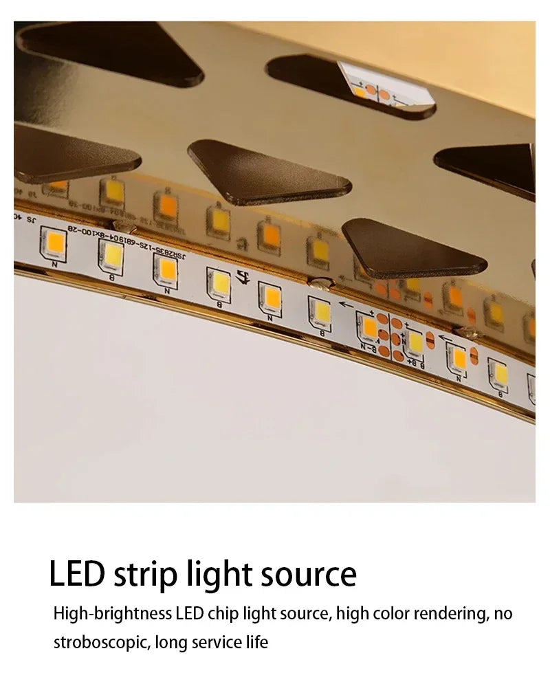 Lustre Noir Moderne