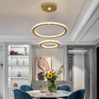 Lustre À Pampilles — Plafonnier LED Cristal