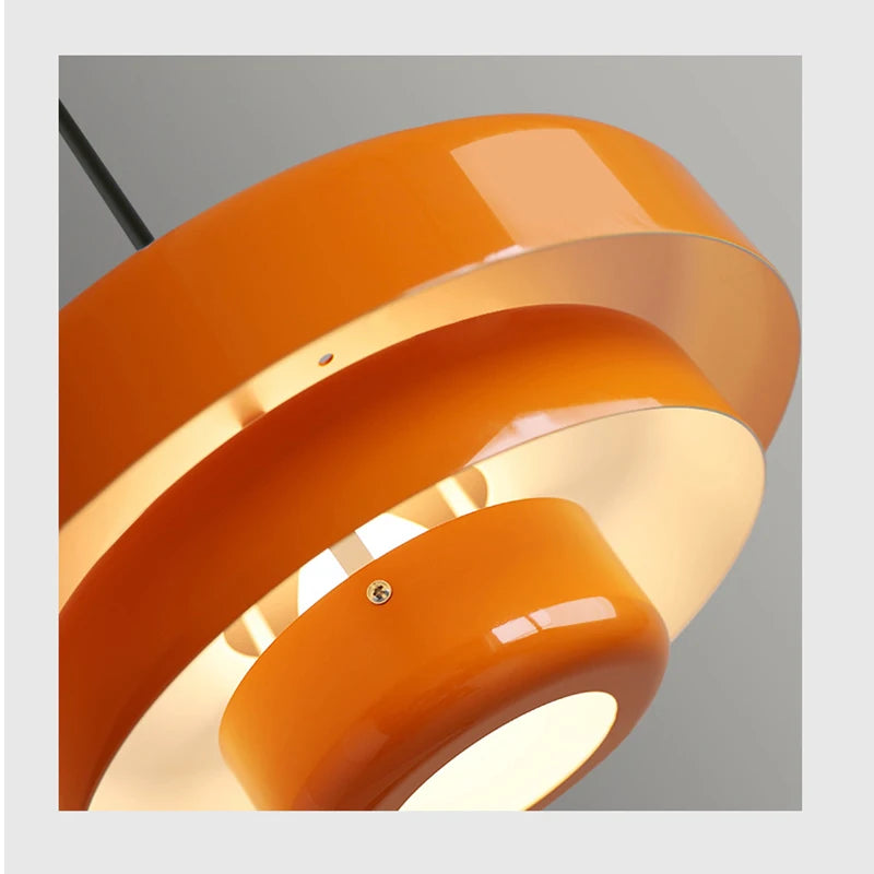 Lustre Suspension Rétro Médiéval — Bar Café Restaurant — LED Multicouleur