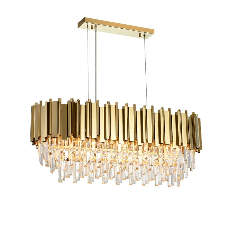 Lustre en Cristal Pas Cher — Métal