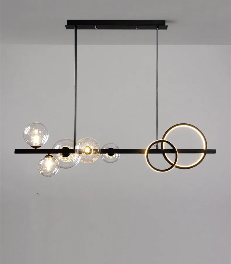 Lustre Industriel Noir