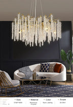 Lustre Cristal Ancien — Métal