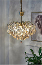 Lustre Haut Plafond — Plafonnier LED Cristal