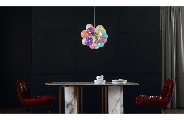 Lustre Coloré — Plafonnier Nordique Design