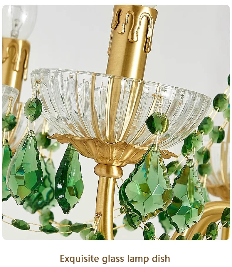 Lustre Style Industriel — Cristal