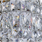 Lustre Salon Noir — Cristal