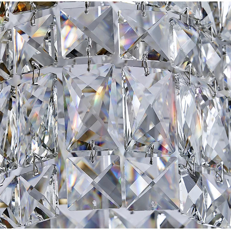 Lustre Salon Noir — Cristal