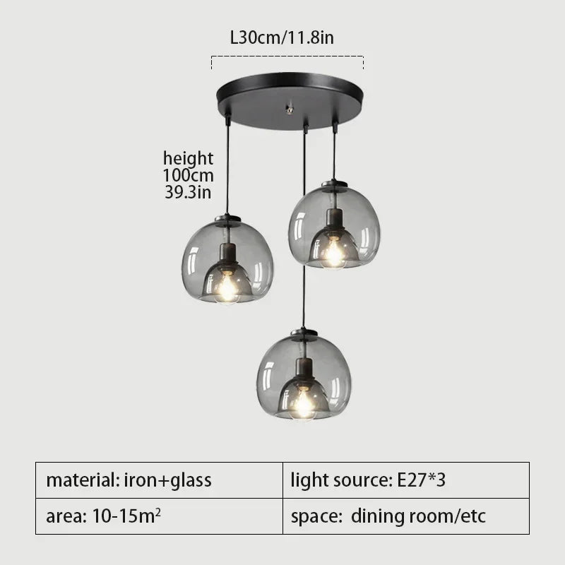 Lustre Moderne LED — Chambre
