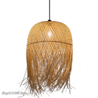 Lustre Bambou Créatif Chinois avec LED | Suspension Design Style A & D | Luminaire Naturel